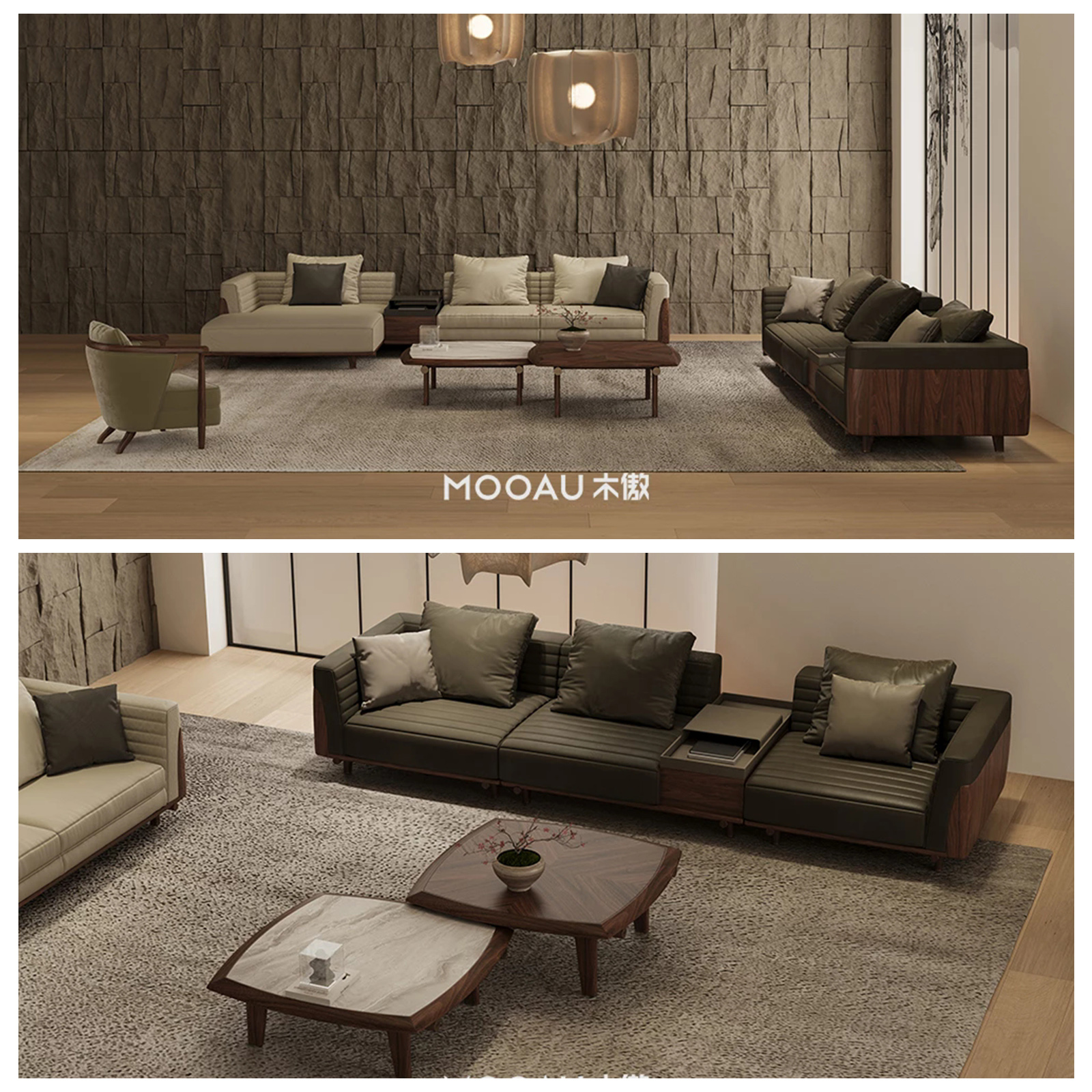 sectional leather sofa (1)